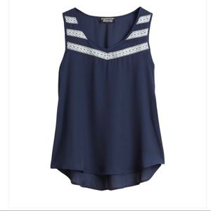 Papermoon Sleeveless Navy Blouse from Stitchfix